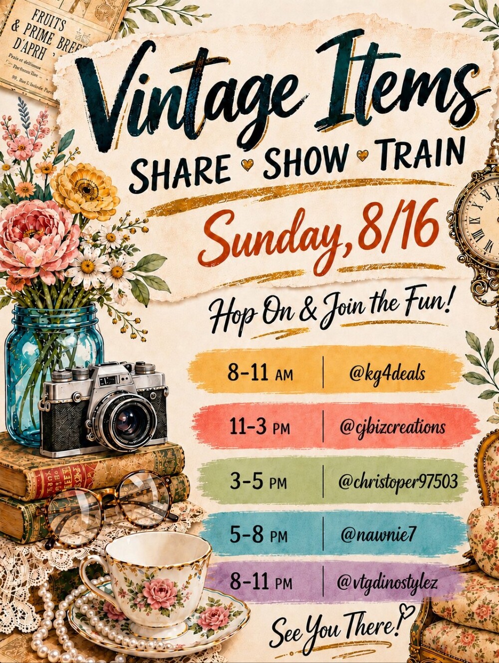 Vintage Share Show Flyer - Picture 1 of 1